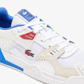 Lacoste men's shoes 47SMA0095 white / red / blue 6