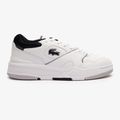 Men's Lacoste Lineshot Contrasted Collar Leather white/black shoes 9