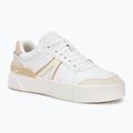 Lacoste women's shoes L002 Evo Monograms white / light brown