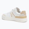 Lacoste women's shoes L002 Evo Monograms white / light brown 3