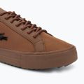 Lacoste men's shoes 48SMA003 brown/ brown 7