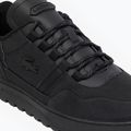 Lacoste men's T-Clip Winter Outdoor black shoes 12