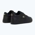 Women's shoes Lacoste Court Ace Leather black/gold 3