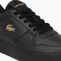 Women's shoes Lacoste Court Ace Leather black/gold 6