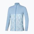 Men's Mizuno Paris Athlete Hybrid Warm Up glacier lake jacket