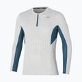 Men's running longsleeve Mizuno Dryaeroflow Half Zip nimbus cloud