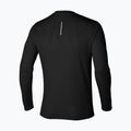 Men's running longsleeve Mizuno Dryaeroflow Half Zip black 2