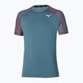 Men's tennis shirt Mizuno Mugen Shadow Tee blue mirage