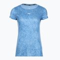 Women's running top Mizuno Premium Aero Tee parisian blue