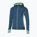 Women's running jacket Mizuno Warmalite Hybrid Full Zip blue wing teal