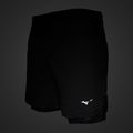 Men's Mizuno Trail ER 2IN1 running shorts black 6