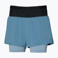 Women's running shorts Mizuno Trail ER 2IN1 citadel