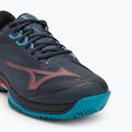 Men's padel shoes Mizuno Wave Exceed Light 2 Padel salute/ hibiscus/ enamel blue 7