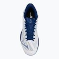 Women's tennis shoes Mizuno Wave Exceed Light 2 CC white/ bellwether blue/ bel air blue 5