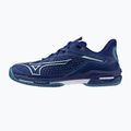 Men's tennis shoes Mizuno Wave Exceed Tour 6 CC bellwether blue/ white/ fjord blue 8