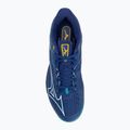 Men's tennis shoes Mizuno Wave Exceed Tour 6 CC bellwether blue/ white/ fjord blue 5