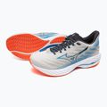 Men's running shoes Mizuno Wave Rider 28 nimbus cloud/blue pace/igniotion red 9