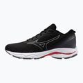 Men's running shoes Mizuno Wave Prodigy 6 black/galaxy silver/high risk red 8