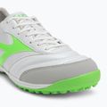 Men's football boots Mizuno Morelia Sala Pro TF white/neon green/galaxy silver 7