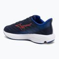 Children's running shoes Mizuno Enerzy Rider Jr peacoat/ignitionred/ reflective blue 3