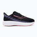 Children's running shoes Mizuno Enerzy Rider Jr black/camelliarose/ paisleypurple 2