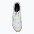 Men's football boots Mizuno Morelia Sala Elite TF white/neon green/galaxy silver 5