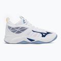Volleyball shoes Mizuno Wave Dimension Mid white/bellwether blue/belairblu 2