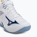 Volleyball shoes Mizuno Wave Dimension Mid white/bellwether blue/belairblu 7