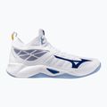 Volleyball shoes Mizuno Wave Dimension Mid white/bellwether blue/belairblu 8