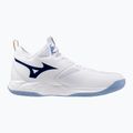 Volleyball shoes Mizuno Wave Dimension Mid white/bellwether blue/belairblu 9