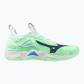 Mizuno Wave Momentum 3 volleyball shoes neo mint/black/frontier blue 8