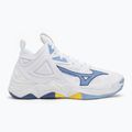 Volleyball shoes Mizuno Wave Momentum 3 Mid white/bellwether blue/belairblu 2