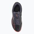 Mizuno Thunder Blade Z volleyball shoe black/neon flame/peacock blue 5