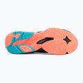 Mizuno Wave Lightning Z8 volleyball shoes black/neon flame/peacock blue 4