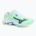 Mizuno Wave Lightning Z8 volleyball shoes neo mint/black/frontier blue
