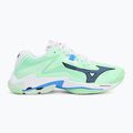 Mizuno Wave Lightning Z8 volleyball shoes neo mint/black/frontier blue 2