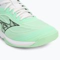 Mizuno Wave Luminous 3 neo mint/black/frontier blue volleyball shoes 7