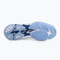 Mizuno Wave Voltage 2 Mid volleyball shoes white/bellwether blue/bel air blue 4