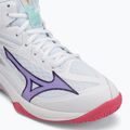 Women's volleyball shoes Mizuno Thunder Blade Z Mid white/violet indigo/camellaros 7