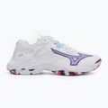 Women's volleyball shoes Mizuno Wave Lightning Z8 white/violet indigo/camelliaros 2
