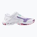 Women's volleyball shoes Mizuno Wave Lightning Z8 white/violet indigo/camelliaros 8