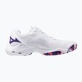 Women's volleyball shoes Mizuno Wave Lightning Z8 white/violet indigo/camelliaros 9
