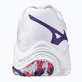 Women's volleyball shoes Mizuno Wave Lightning Z8 white/violet indigo/camelliaros 10