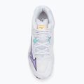 Women’s volleyball shoes Mizuno Wave Lightning Z8 Mid white/violet indigo/camelliaros 5