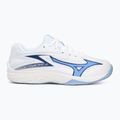 Children's volleyball shoes Mizuno Lightning Star Z7 white/bellwether blue/bel air blue 2