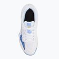 Children's volleyball shoes Mizuno Lightning Star Z7 white/bellwether blue/bel air blue 5