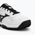 Men's tennis shoes Mizuno Break Shot 5 CC white/ black/ harbor mist 7