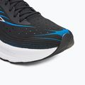 Men's running shoes Mizuno Wave Skyrise 6 black/white/blue pace 7
