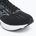 Men's running shoes Mizuno Wave Inspire 21 black/silver/metallic gray 7