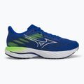 Men's running shoes Mizuno Wave Inspire 21 reflex blue c/white/green gecko 2